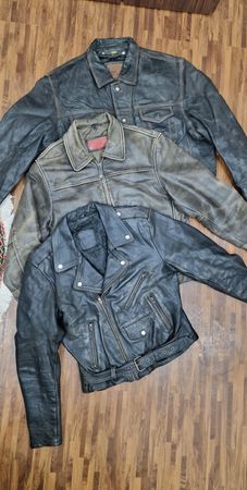 Vestes en cuir vintage pour hommes