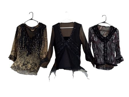Blouses romantiques grunge adorables - 13 pcs - 2/9/24