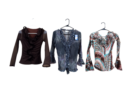 Blouses de soirée esthétiques - 12 pcs - 3/9/24