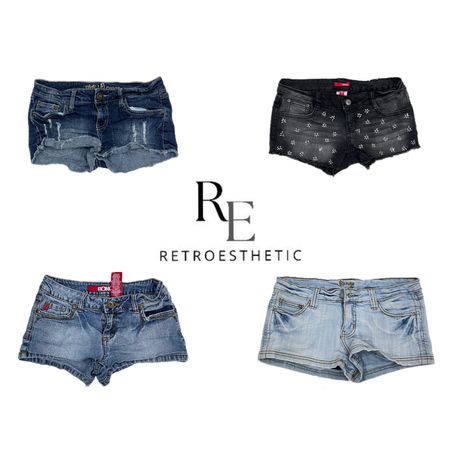 Short en denim Y2K micro (SR-691)