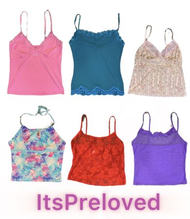 Strappy y2k cami tops(RX-783)