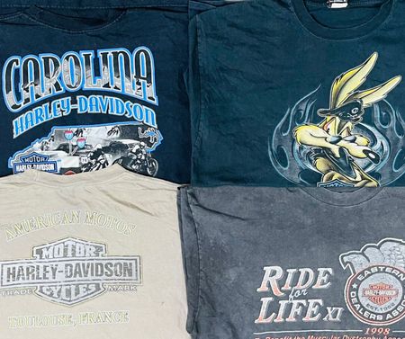 Harley davidson t shirts 10 pcs