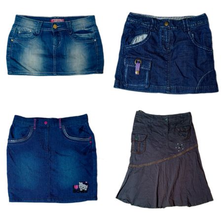 Jupe en denim Y2K (TS.027)