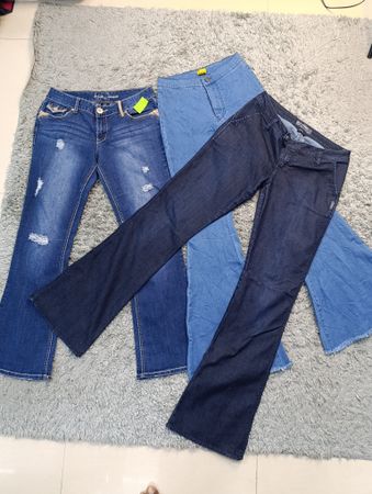Jeans bootcut pour femmes Y2k