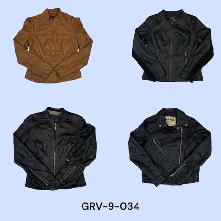 Veste en cuir Ivonic Y2k pour femmes style rétro revival (grv-9-034)
