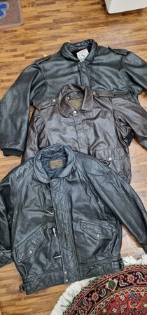 Vestes aviateur en cuir pour hommes