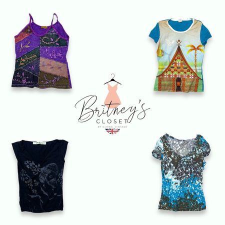 Y2K Baby Tees - 10 Pieces