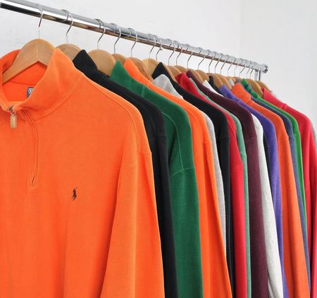 Pull à col zippé 1/4 Ralph Lauren - 50 pièces
