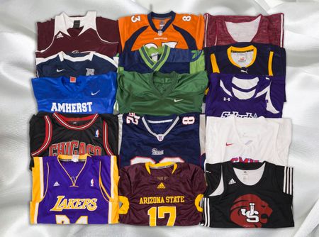NFL, NHL, NBA Mix brand jerseys 25 pcs