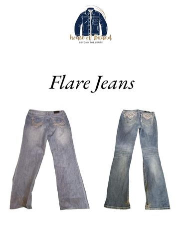 Beau style de jeans évasés