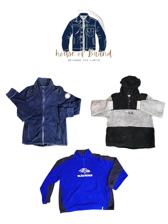 「Champion、Reebok、Nike のフリース」