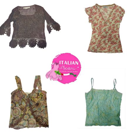 Hauts Boho Fairy Y2K Mix