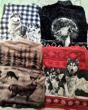 VESTE EN POLAIRE ANIMAL 18 PCS
