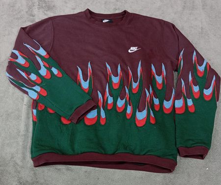 CR2345 Rework Flame Sweatshirts - 20 pièces