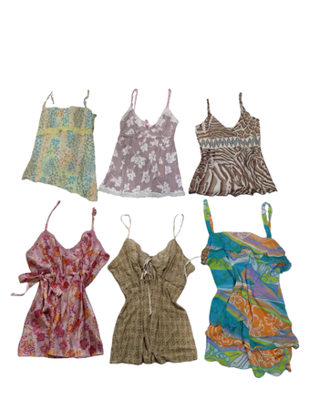Tops uniques Fairycore - 12 pcs - 18/9/24