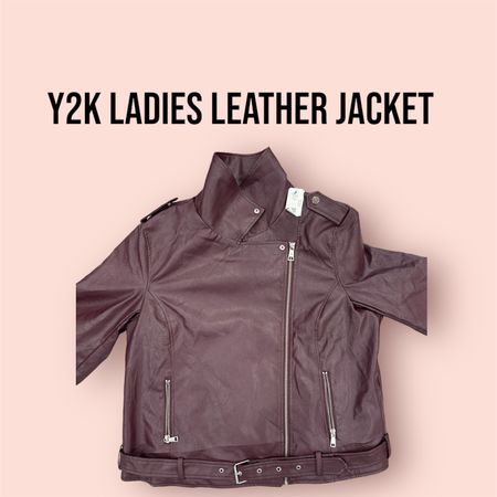 Vestes en cuir pour femmes Y2K
