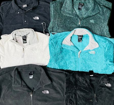 Vestes en polaire Tnf 14 pièces