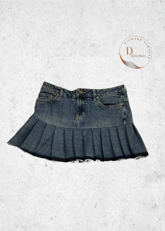 Reworked y2k Flapper Skirt