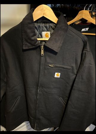 Carhartt Rework Style Black Detroit Jackets