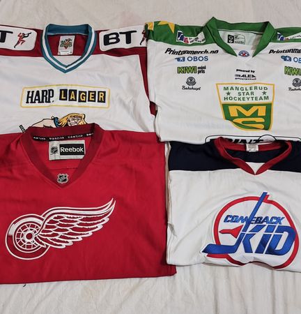 Maillots de hockey de marque 17 pièces