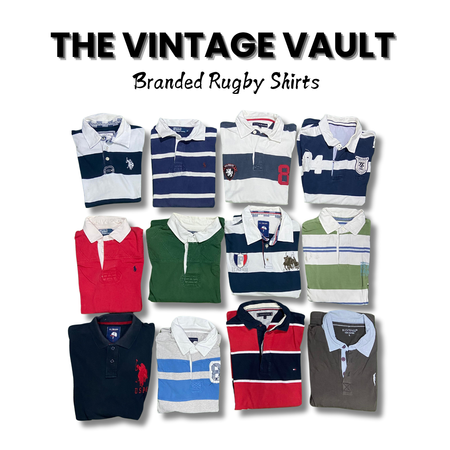 Vintage Rugby Shirts 25 pcs including polo ralph lauren tommy and others