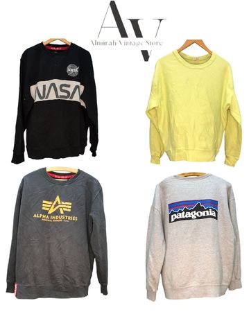 CK, patagonia, alpha, star, champion, sweatshirts fila
