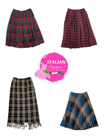 Alerte saison tartan jupes Mix