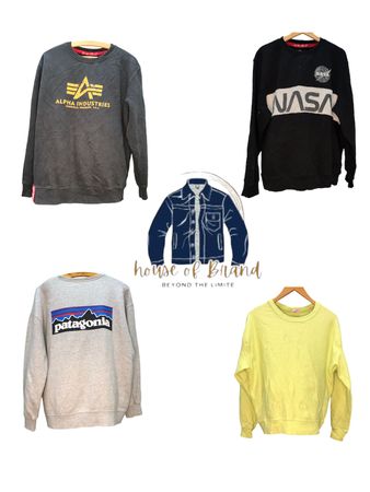 Champion, Calvin Klein, Alpha, Star, Fila, Patagonia sweat-shirt