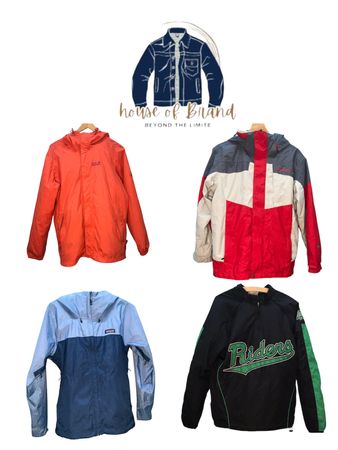 Patagonia,columbia,Esprit,Jack wolfskin,Riekerko dear,act,activent windbreaker