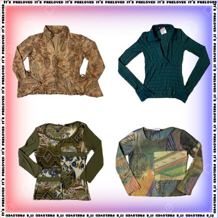 Haut à manches longues Automne/Hiver Y2K Mix (SS-722)