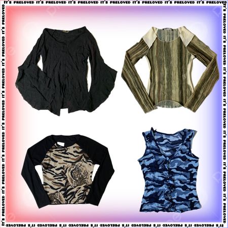 Hauts Grunge Y2K Mix (SS-723)