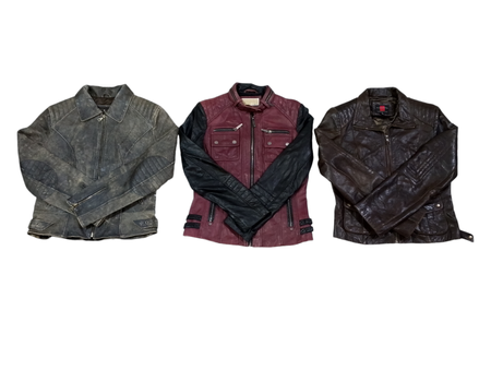 Blazers en cuir uniques des années 90 - Mix - 10 pièces - 01/10/24