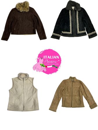 Bunte einzigartige Wildlederjacken Mix