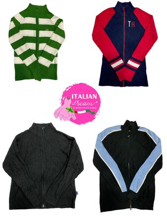 Sweater zippé à rayures Y2K Ft.Lacoste