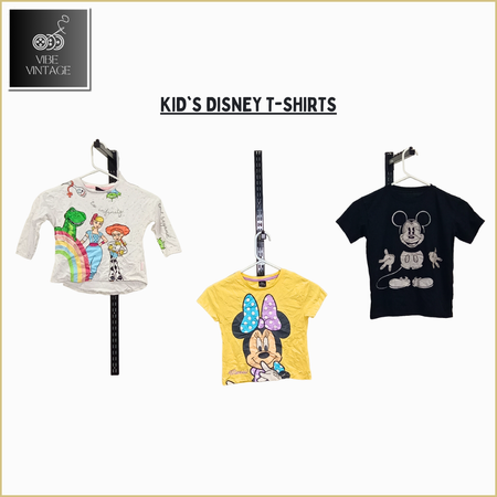 T-SHIRTS DISNEY POUR ENFANTS - 09 PCS