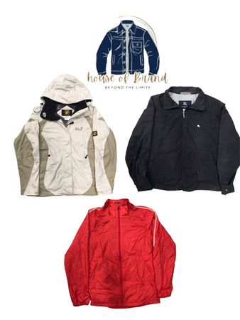 Burberry,Nike,TNF,Reebok,Jack wolfskin,Rossi wind breaker