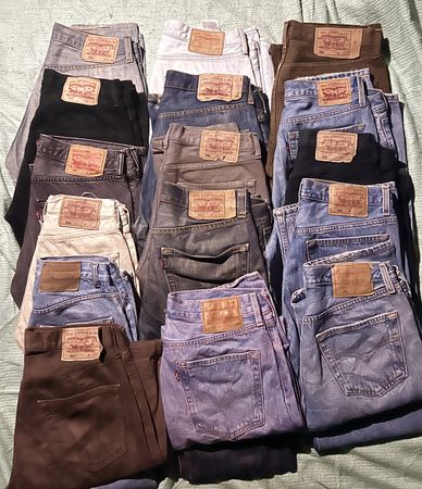 Levi's 501 pants 25 pieces