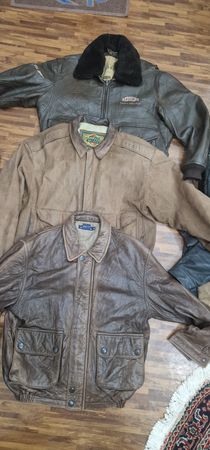 Blousons aviateur en cuir pour hommes