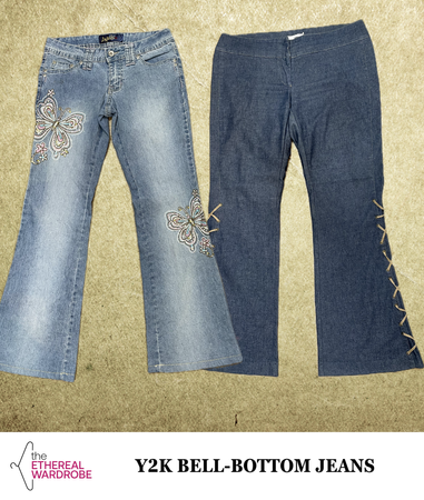 Jean flare Y2K pour femmes