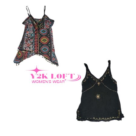 Y2K Romance  Cami Tops Mix