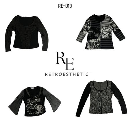 Y2K Graphic Full Sleeve Tops (RE-19)