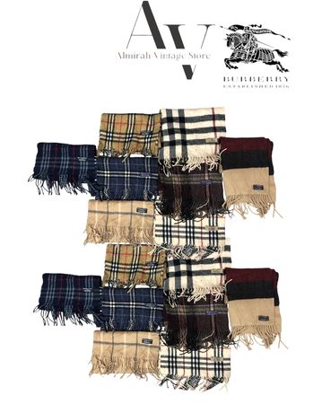 Beautiful colours Y2k BURBERRY scraves 100 pcs