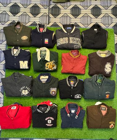 Stadium jackets leather