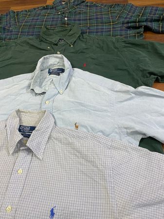 Chemises à col boutonné pour hommes Ralph Lauren - 20 pièces