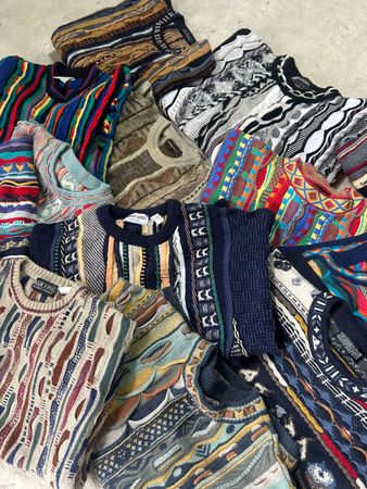 Coogi style sweaters