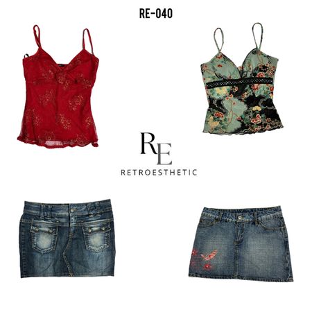 Mix and Match Y2K, Hauts et Jupes (RE-040)