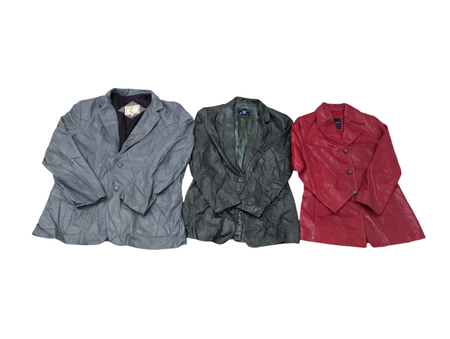 Blazers en cuir colorés des années 90 - 11 pièces - 8/10/24