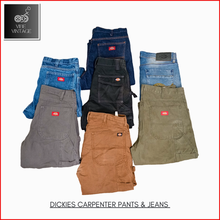 DICKIES CARPENTER PANTS & JEANS - 12 PCS