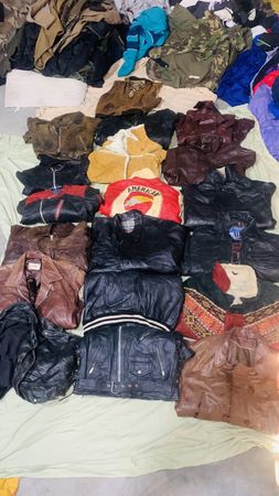 Veste en cuir de designer