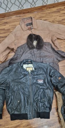 Vêtements en cuir vintage pour hommes